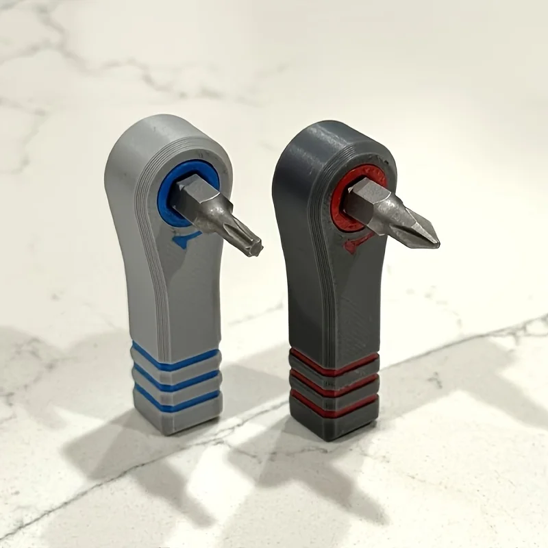 Compact 3D Printing EDC Ratchet Screwdriver Multifunctional Pocket Hand Tool Screwdriver Parts