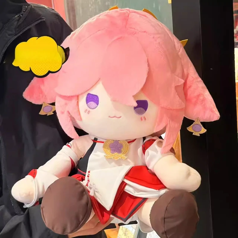 oreiller-yae-miko-de-40cm-jeu-genshin-impact-poupee-en-peluche-assise-costume-de-cosplay-ornement-anime-cadeaux-doujin-pour-femmes-et-filles