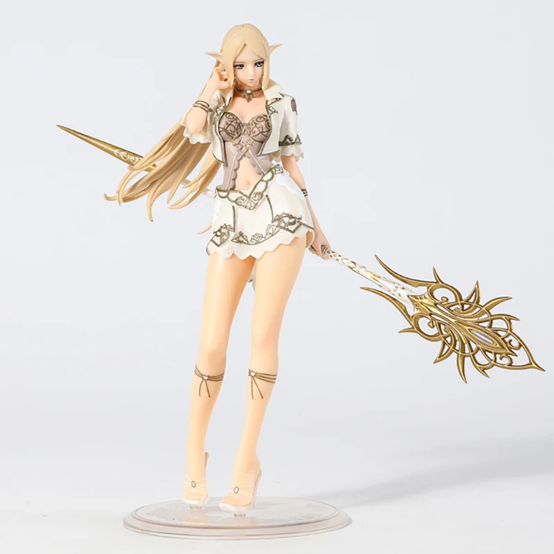 Lineage 2 Elf 1/7 skala Bishoujp Model z pcv kolekcja figurek zabawka urodziny lalka prezentowa