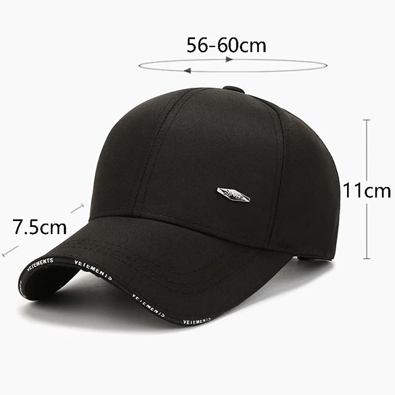 High Quality Cap For Middle-Aged Elderly Men New Baseball Cap Spring Autumn Outdoor Men Dad Hat Casual Sunhat Snapback Casquette