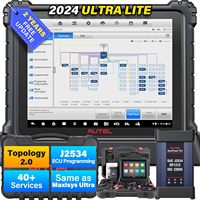 Autel MaxiCOM Ultra Lite Scanner Top Diagnostic Tool OBD Scanner 2 Years Update ECU Programming Automotive Scanner Topology Map