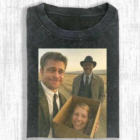Vintage Washed Dark Humor Tee, Retro Crime Scene Shirt, 90s Thriller Graphic Top Gift For Women and Man T-Shirt Washed T-shirt