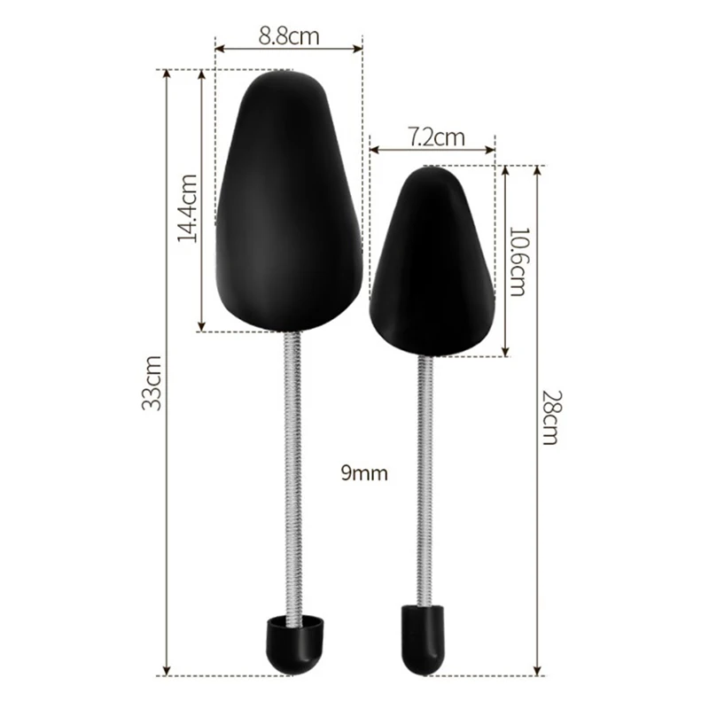 1 Pair Practical Spring Shoe Tree Adjustable Length Anti-wrinkle Convenient Support Shoes Stretcher Men Women Boot Shape Keeper