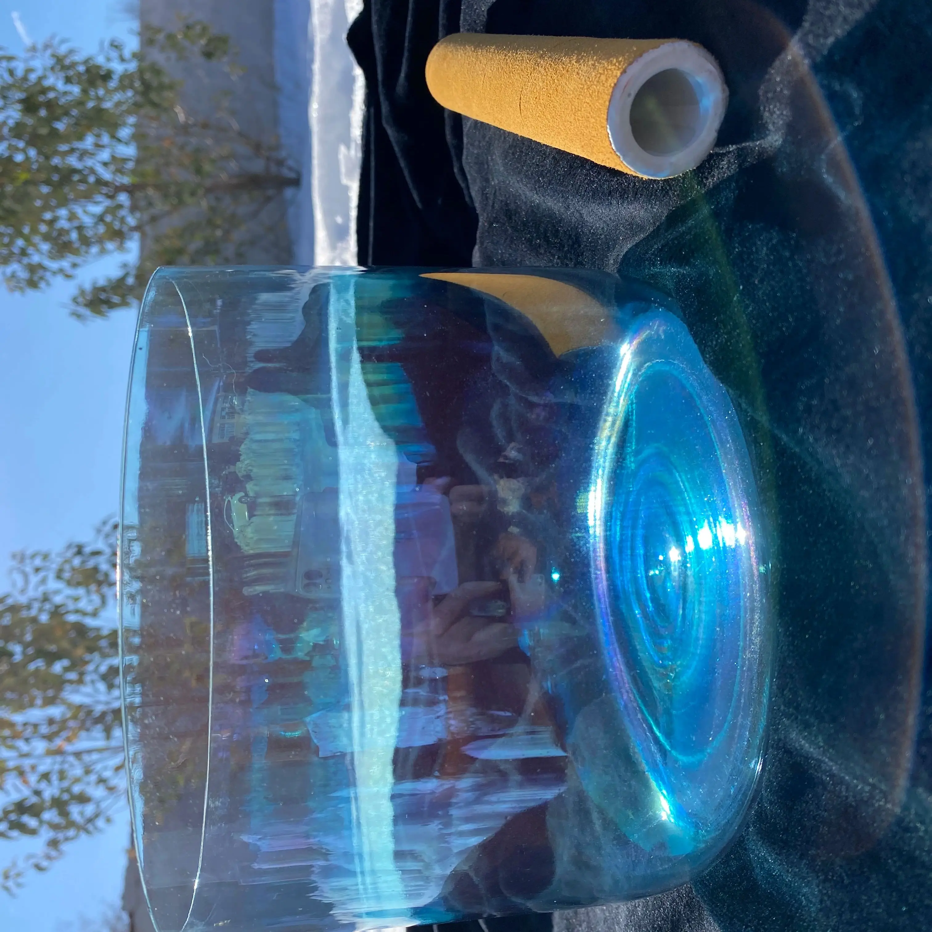 432 هرتز درجة مثالية مسطحة القاع جدار مستقيم كريستال وعاء الغناء 3rd أوكتاف G ملاحظة الحلق شقرا أو مذكرة شقرا العين الثالثة #1