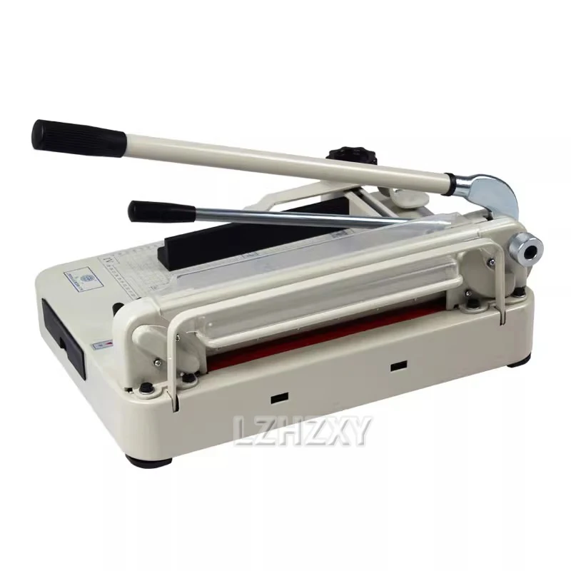 868 A4 Manual Paper Cutter Guillotine Trimmer Heavy Duty 0.1-40mm  Sheets Shredder for Factory School Office Accessories