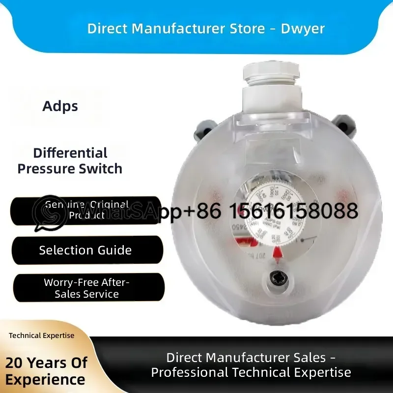 Dwyer ADPS-03-2-N ADPS-04-2-N ADPS-05-2-N ADPS-06-2-N ADPS-07-2-N ADPS-08-2-N Differential Pressure Switch Air Pressure