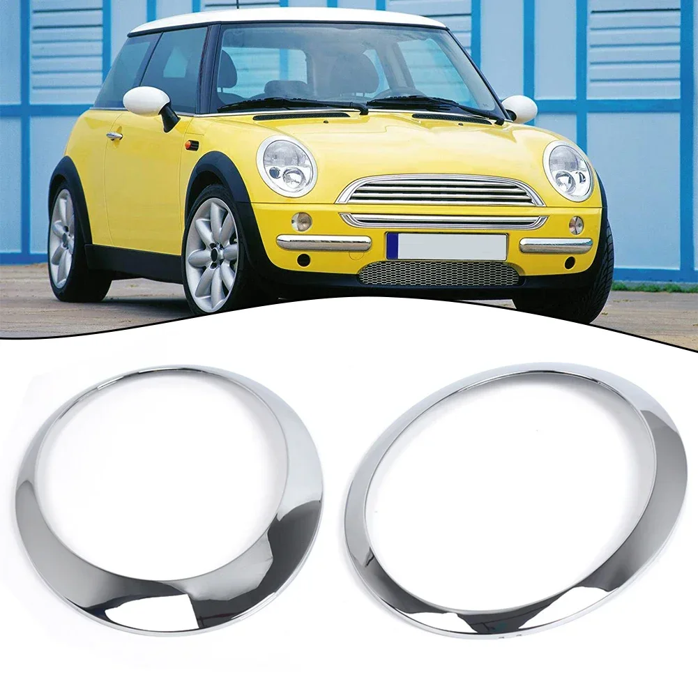 Car Headlight Cover Headlight Trim Ring Car Modification Anti-corrosion Easy To Use High-quality Materials Light Weight