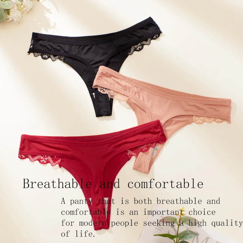4 قطعة تنفس مريحة الجلد ودية لينة المرأة سراويل مثير المرأة ثونغ لطيف الفتيات g-سلسلة سلس الملابس الداخلية النسائية