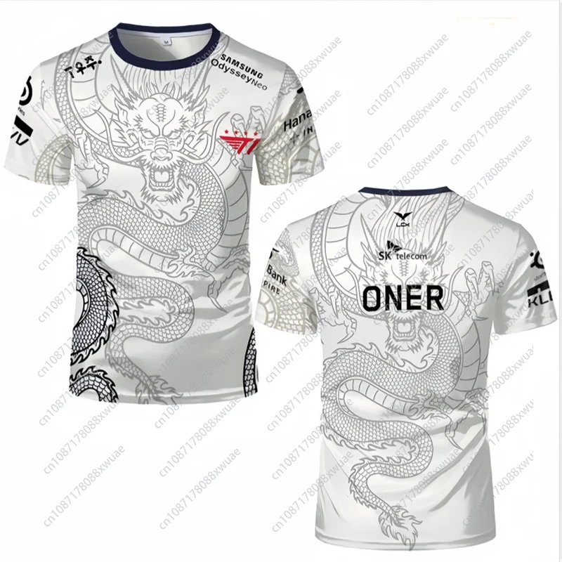 2024 dragon E-Sports Club Faker New Special Edition Jersey T-shirts League Of Legends T1 Trendy Limited Faker Fans Support Tops