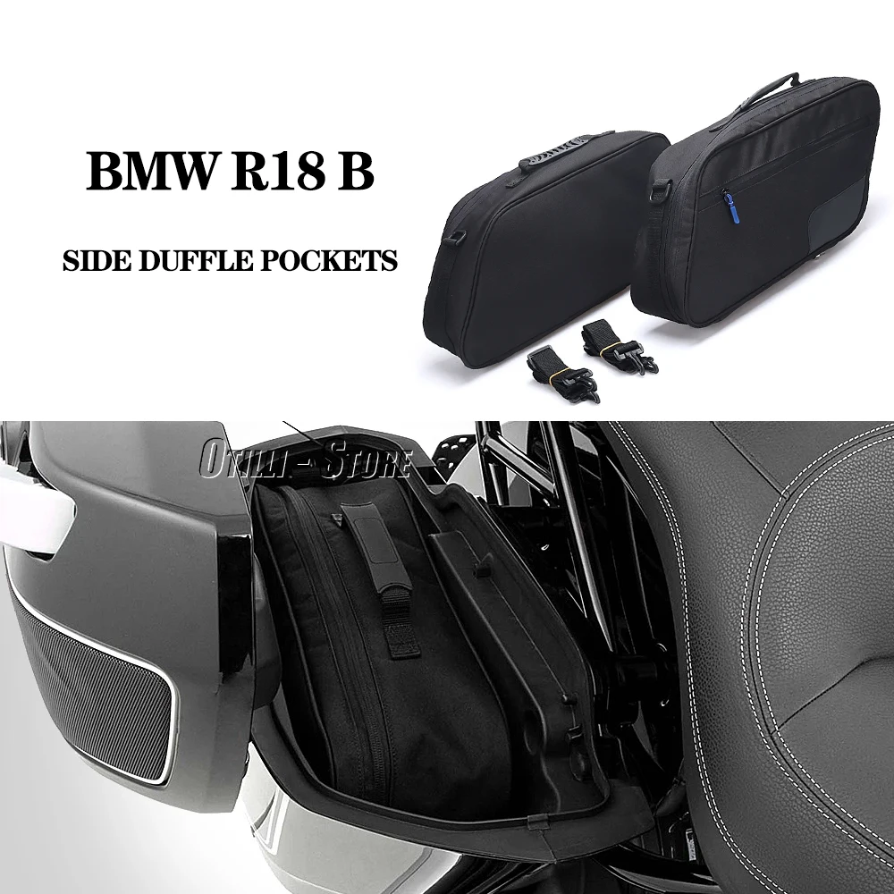 

Для BMW R18 B R 18 Transcontinental K1600B K 1600 B новые мотоциклетные боковые сумки для багажа, сумки на подкладке седла, водонепроницаемая седельная сумка 0