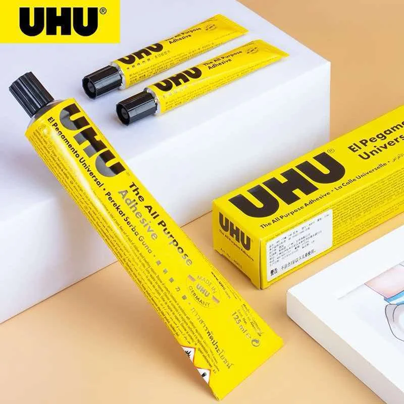 7 ml/20 ml/35 ml/60 ml UHU Universeller flexibler transparenter Kleber für Perücken, Spitze, Stoff, Holz, Metall, Leder, Porzellan, DIY-Reparatur – Detail 7
