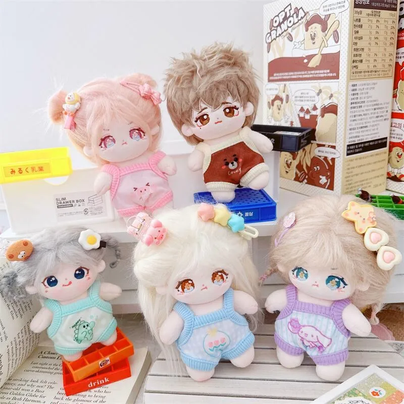 

10cm Kawaii Mini Idol Doll Clothes Cute Candy Color Crawling Suit DIY Dress Up Changing Dressing Doll Game Fans Gifts Periphery