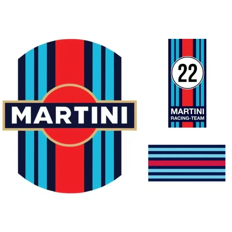 Cool MARTINI Racing 2 2 Personality Sticker Phone Case Car Motorcycle Laptop Helmet Trolley Case Surfboard Fashion Decals