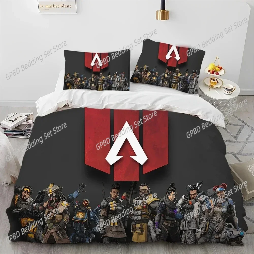 

3D Print A-Apex Legends Game Gamer Cartoon Bedding Set Single Twin Double Queen King Cal King Size Bed Linen Set