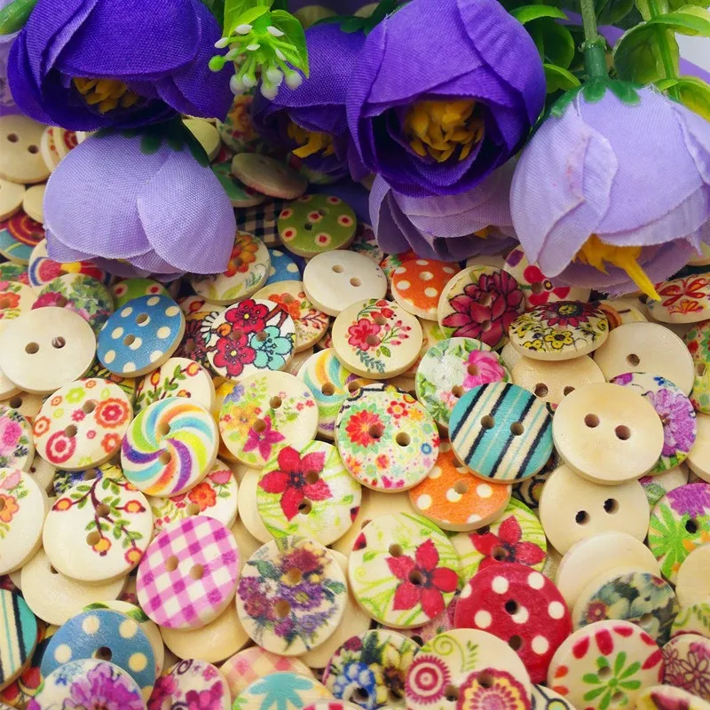 Produttore all'ingrosso bottoni misti multicolori colorati da 15 mm, bottoni più venduti in Europa e America Accessorio di abbigliamento fai-da-te