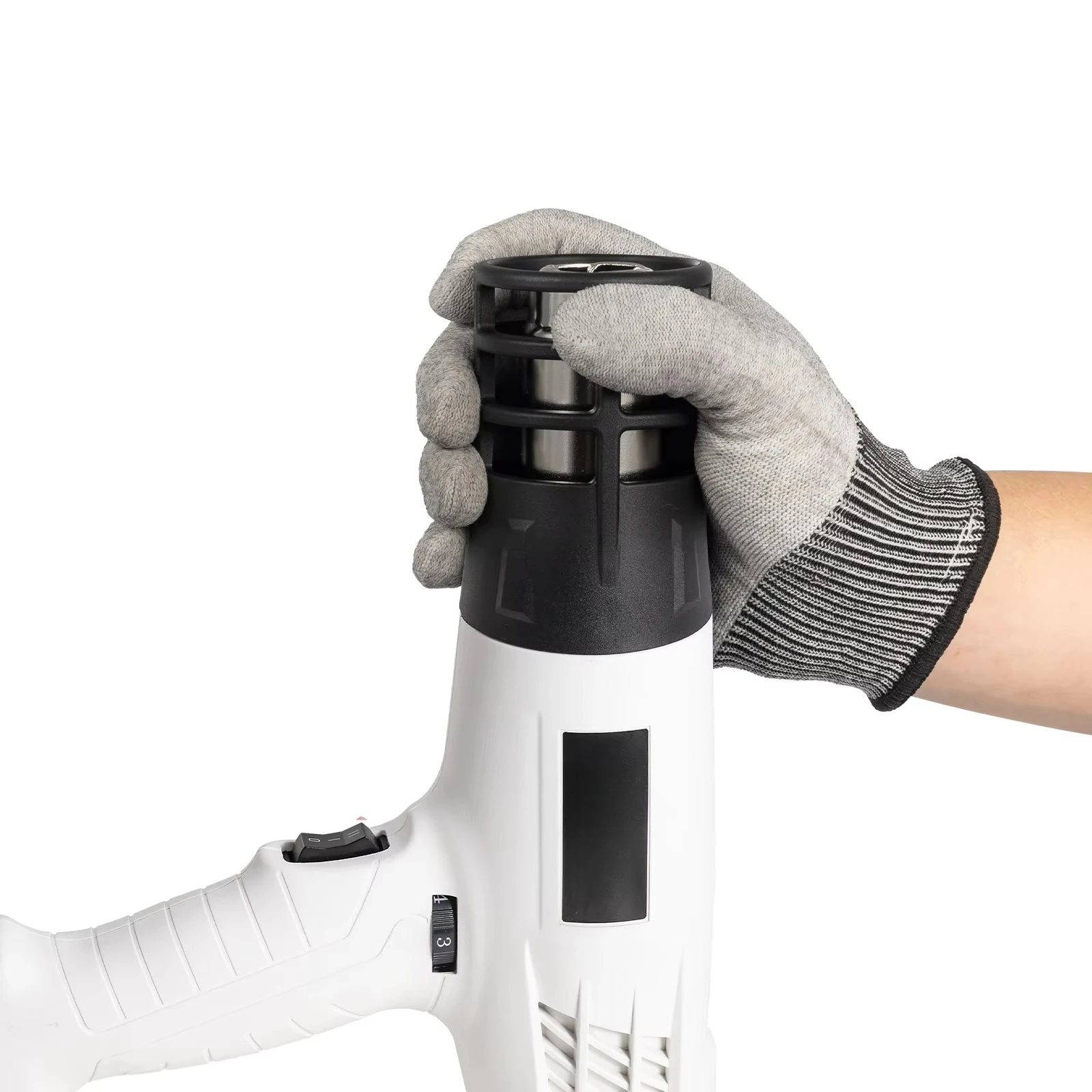 

2000W anti-scalding industrial professional car packaging hot air heat gun