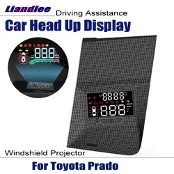 Car Head Up Display HUD For Toyota Land Cruiser Prado J150 2009-2023 Auto LED Screen Electronic Accessories Windshield Projector