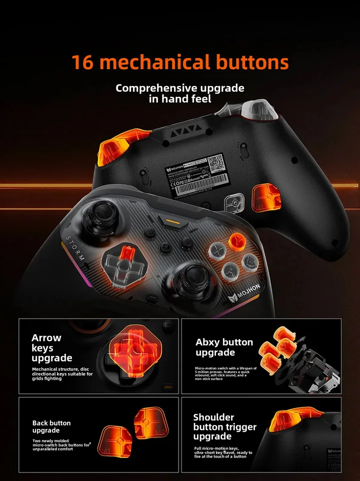 BIGBIG WON Gale 2 Bluetooth Wireless Game Controller TMR Joystick