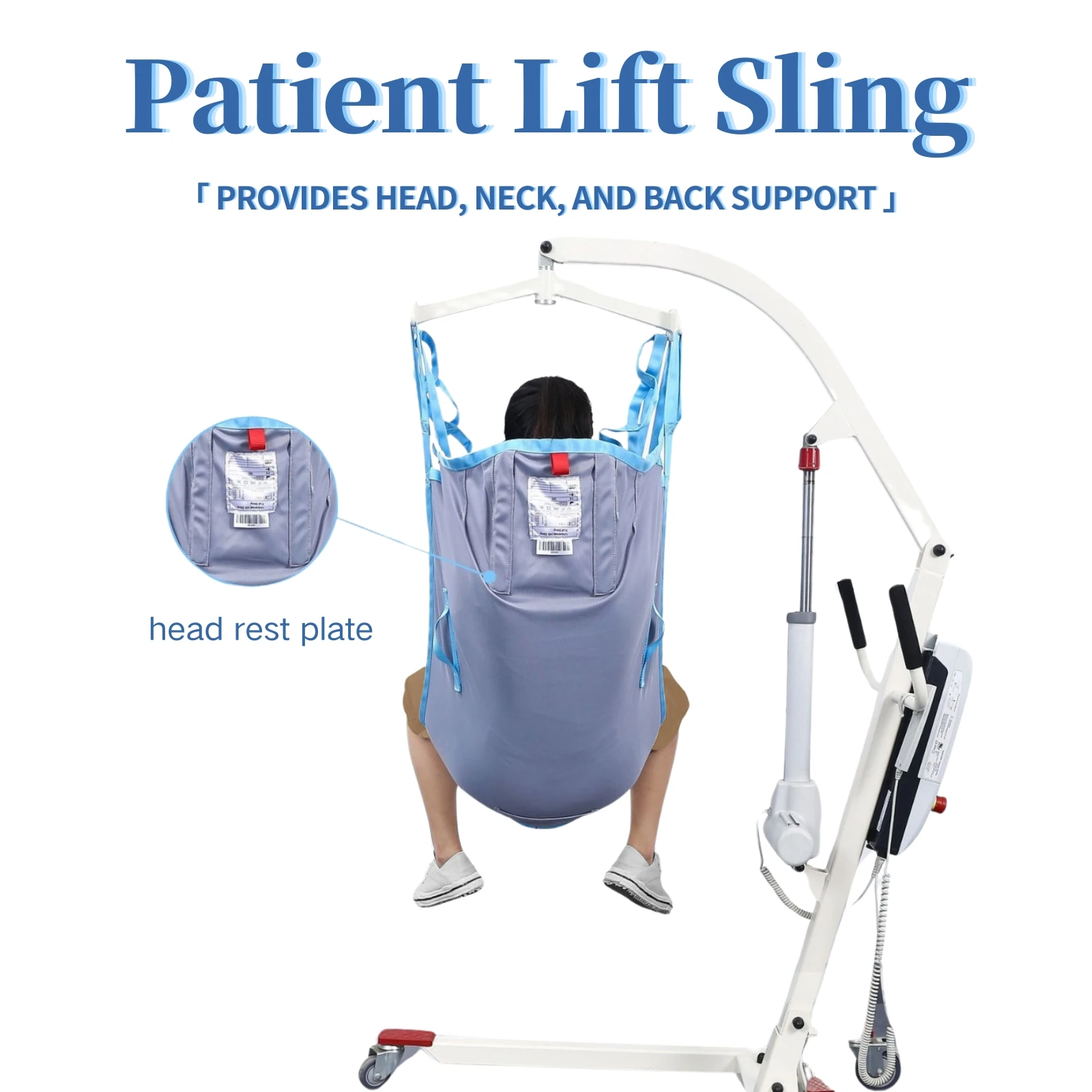 Patient Lift Sling, Aid Straps Sling for Transfer Medical Device for Elderly, Bariatric, Nursing, Caregiver, Bedridden, Disabled