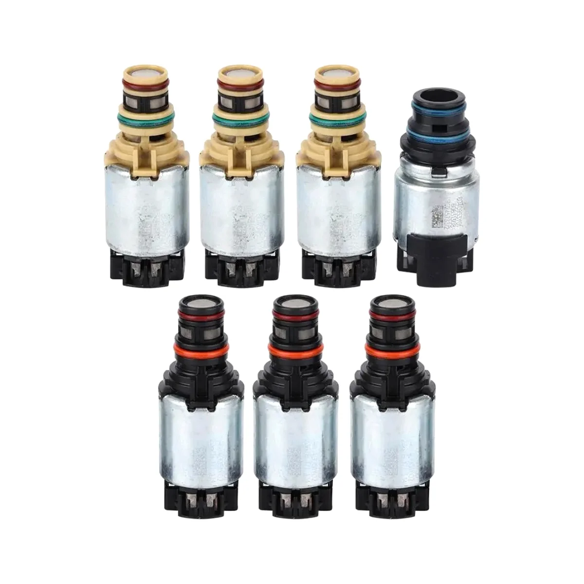 7Pcs Automatic Transmission Solenoid Set 6T40 6T30E 6T40E 6T45E 6T50E 6T30 Fits for Auto