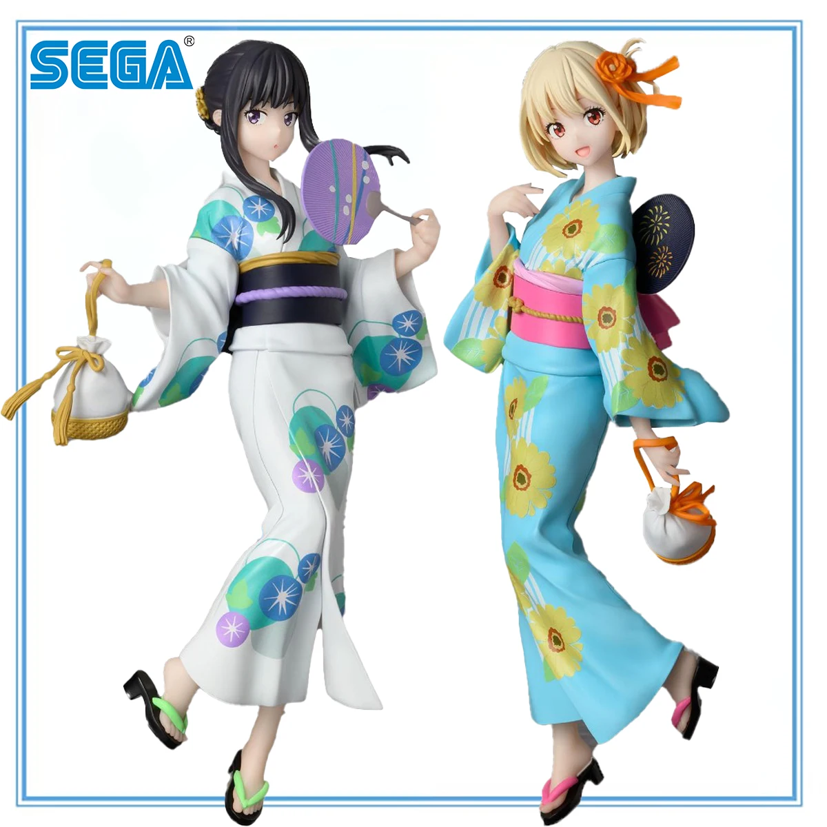 

100% Original SEGA Luminasta Lycoris Recoil Inoue Takina Nishikigi Chisato Anime Figure Collection Serie Model Toys