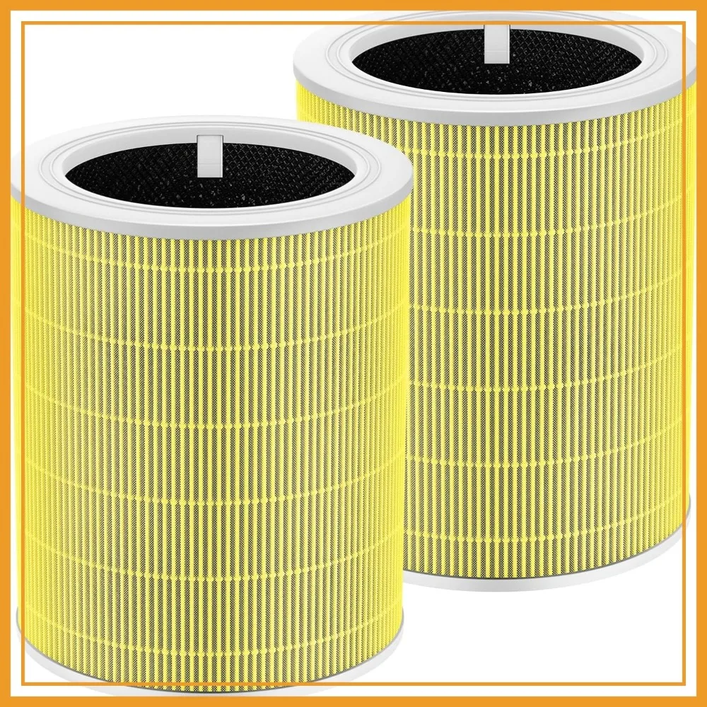 

Replacement Filter for Core 600S Air Purifier, 3-in-1 HEPA & Activated Carbon, 2 Pack