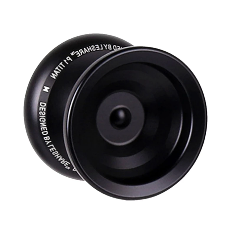 LESHARE Yoyo Magic Yoyo High-End Yoyo Ball Set Kit Professional Competition Alloy Yo-Yo Kit (Black)