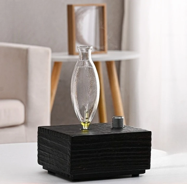 

Распылитель эфирного масла, ретро-диффузор, домашний диффузор аромата из цельного дерева, гостиная, проживание в семье, отель, безводный диффузор холодного аромата