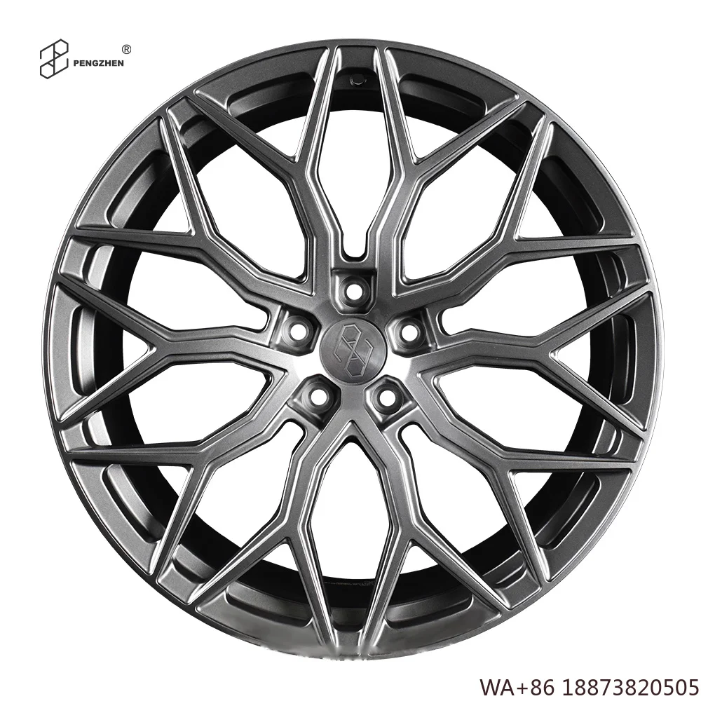 For  Dark Gun Gray in Powder Coating 20 21 22inch 5x120mm Forged Car Wheels for Land Rover Svr