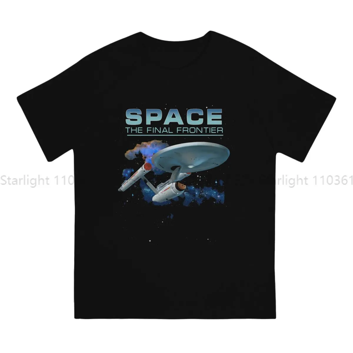 Starr Trrekk Newest TShirt for Men The Final Frontier Round Collar T Shirt Distinctive Gift Tops