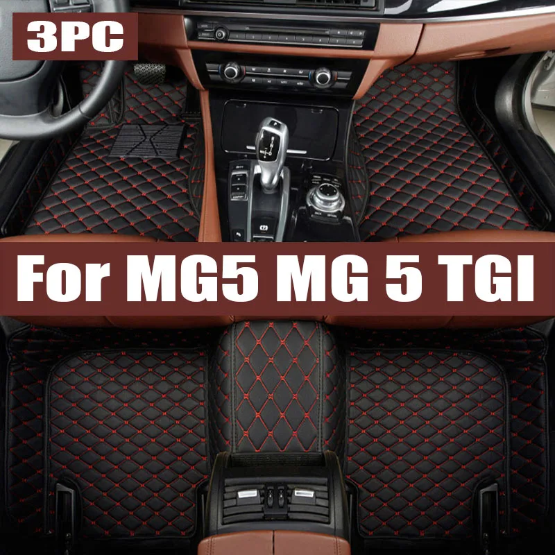 

Car Rear Trunk Mat for MG5 MG 5 TGI 2020~2024 2021 2022 TPE Luggage Carpet Foot Cover Pad Space Custom Liner Panel trunk mat