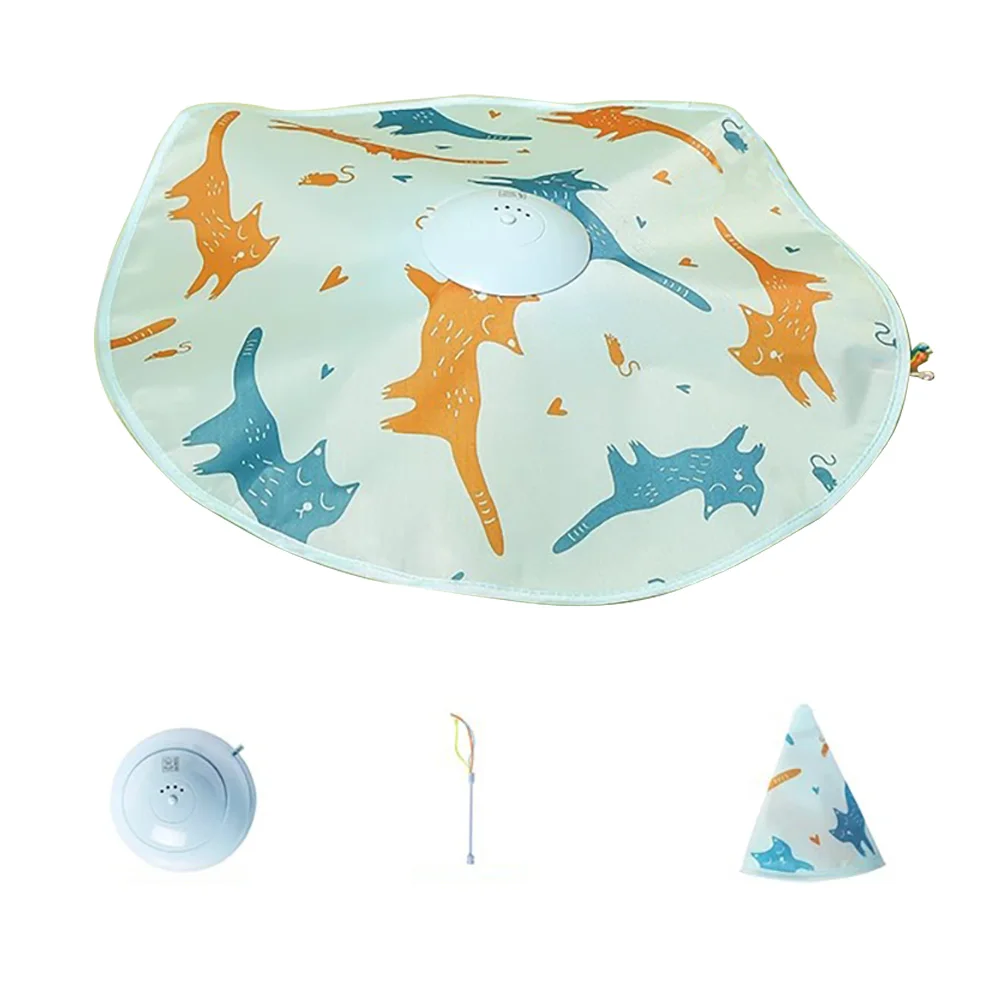 

Электрическая интерактивная игрушка-вертушка для кошек: саморазвлекающая и снимающая скуку автоматическая интеллектуальная движущаяся игрушка