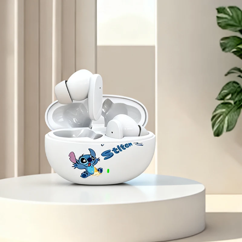 

Оригинальные наушники Disney Stitch TWS Bluetooth-гарнитура Hi-Fi беспроводные наушники с микрофоном и шумоподавлением водонепроницаемые игры