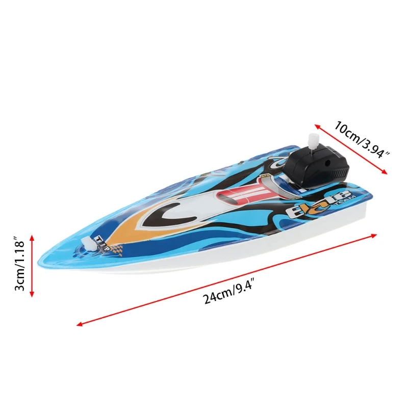 Wind Up Boat Toy Retro Inflatable Clockwork Plaything Funny Bathing Toy for Kid Dropship