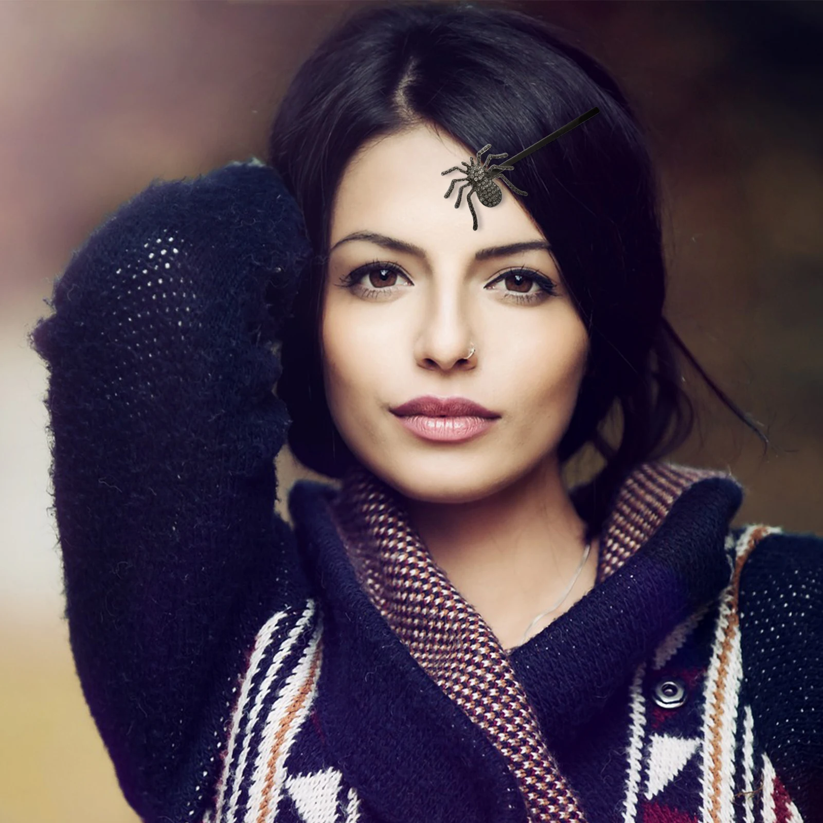 

2Pcs Spider Rhinestone Hair Clips Women Bobby Pin Small Vintage Hair Accessories Wedding Prom Hairpins Bobby Pin