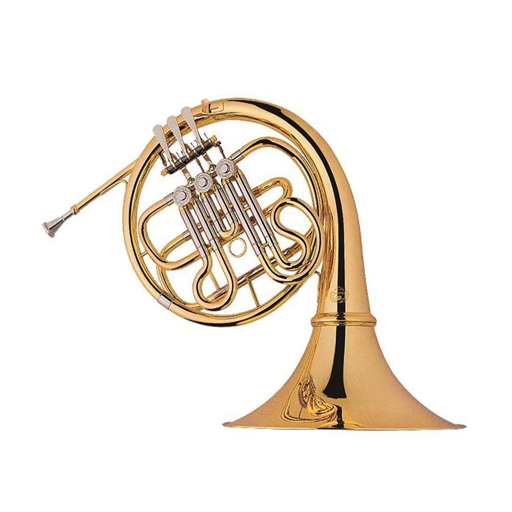

SEASOUND OEM Professional French Horn JYFH934 Single Key BB 3 Gold Lacquer Finish Made From High Quality Brass Trumpet Category