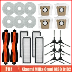 Hepa Filter Dust Bags Mop Cloth Accessories For Xiaomi Mijia Omni M30 D102 Vacuum Cleaner Parts Roller Side Brush Replacement