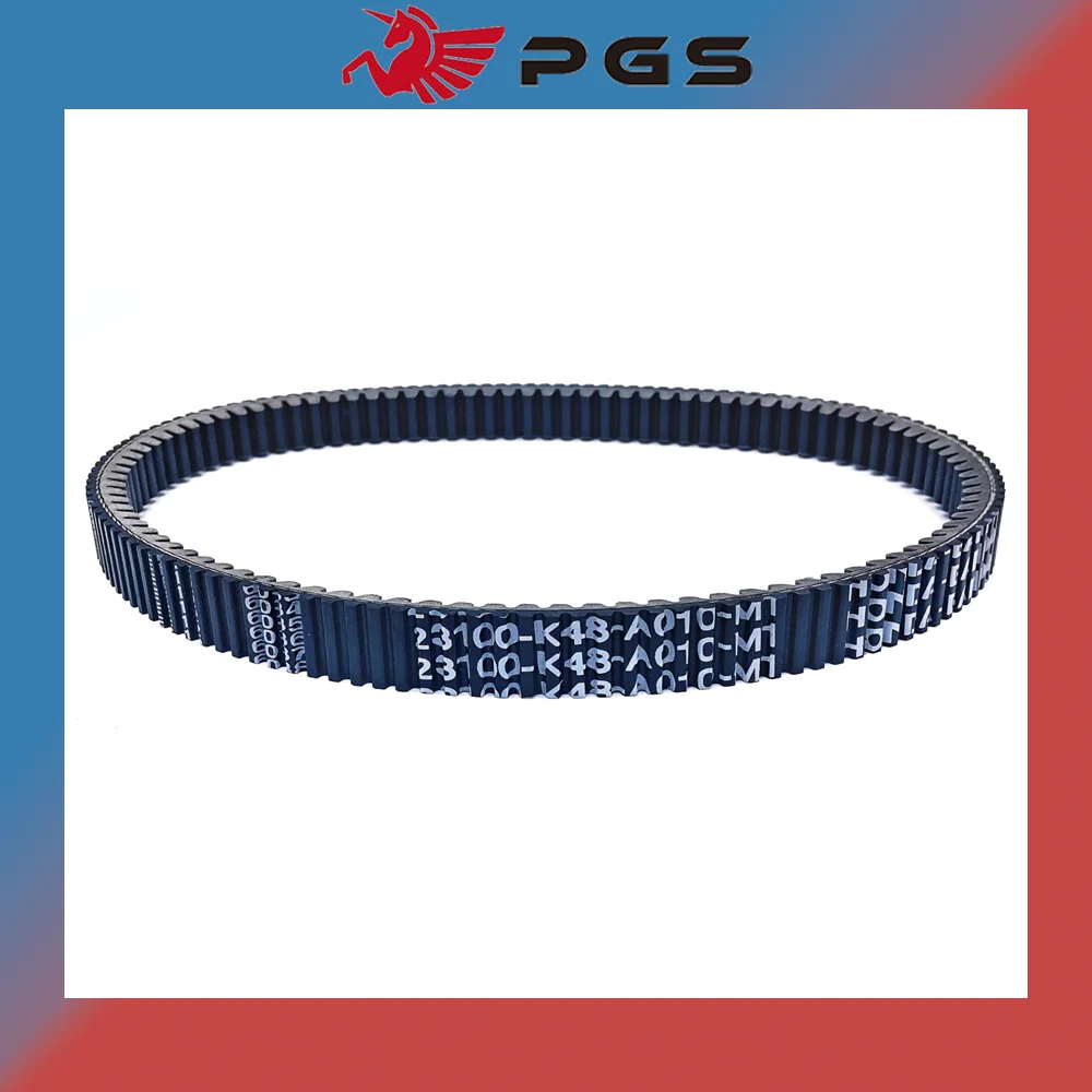 PGS 23100-K48-AO10-M1 Double-sided teeth  Motorcycle Drive Belt For NS110 NS125 WH110 Extended Engine Belt