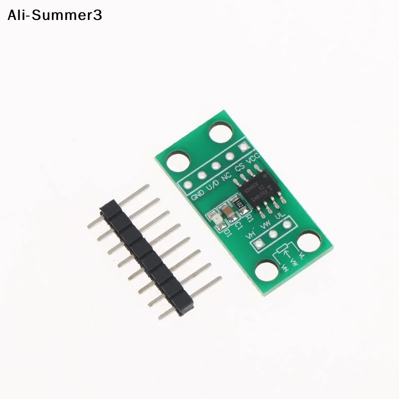 【Aw】10K 50K Adjustable 100th Order Digital Potentiometer Board Module DC3V-5V For X9C103S X9C503S