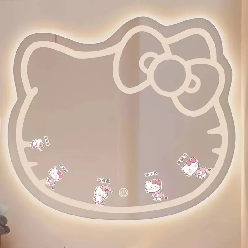 Sanrio Cartoon Funny HelloKitty Bathroom Mirror Stickers Decoration Suitcase Refrigerator Bedroom Wall DIY Stickers Wholesale