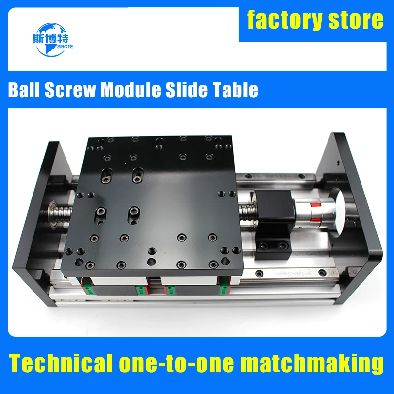 150 Wide Ball Screw Linear Module Slide Table CNC XY Cross Module Table Slide Rail Robotics Linear Module Slide Table Customized