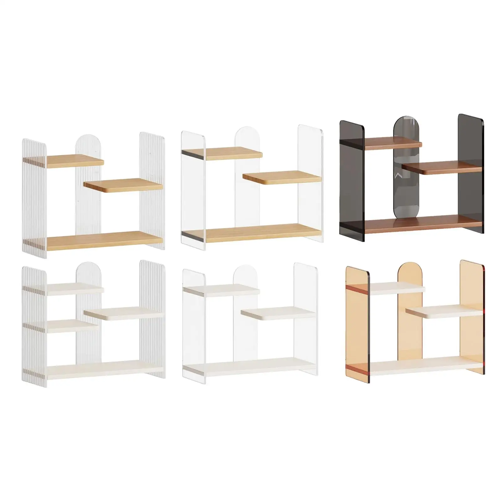 

Современная акриловая многоуровневая подставка для кружек из МДФ, органайзер для кофейного бара на столешницу или рабочий стол