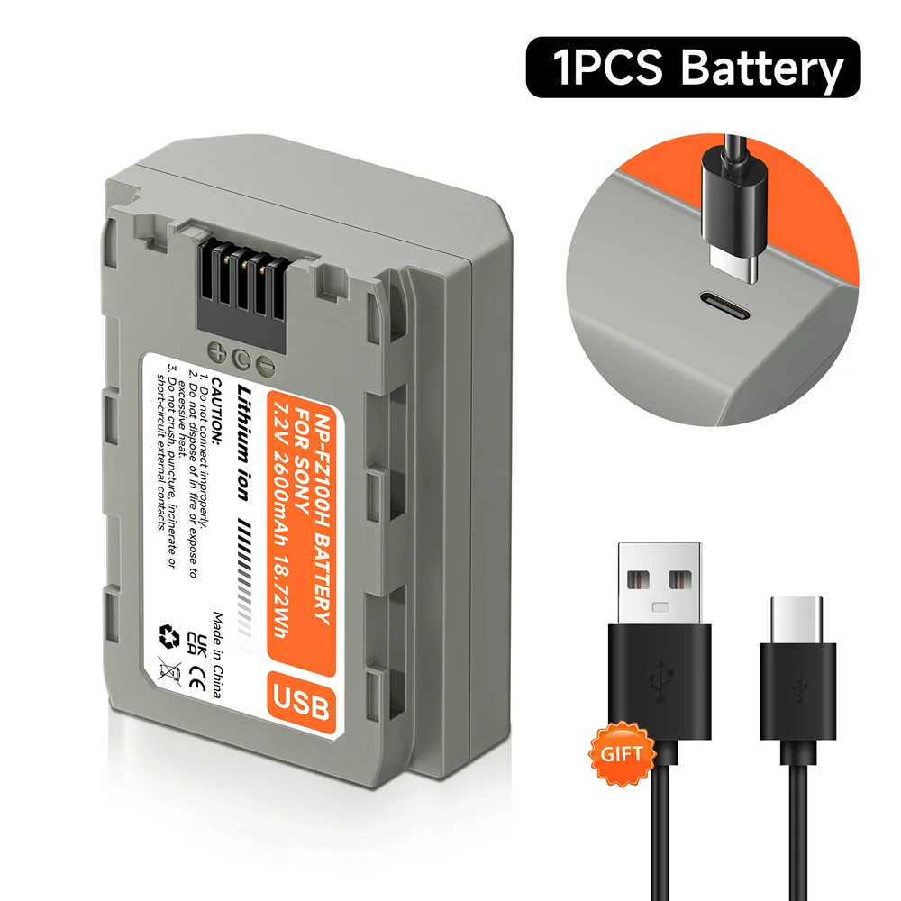 sony α7riii　バッテリー2個セット Amazon.com : 2 Pack NP-FZ100 Battery & Battery Charger Replacement