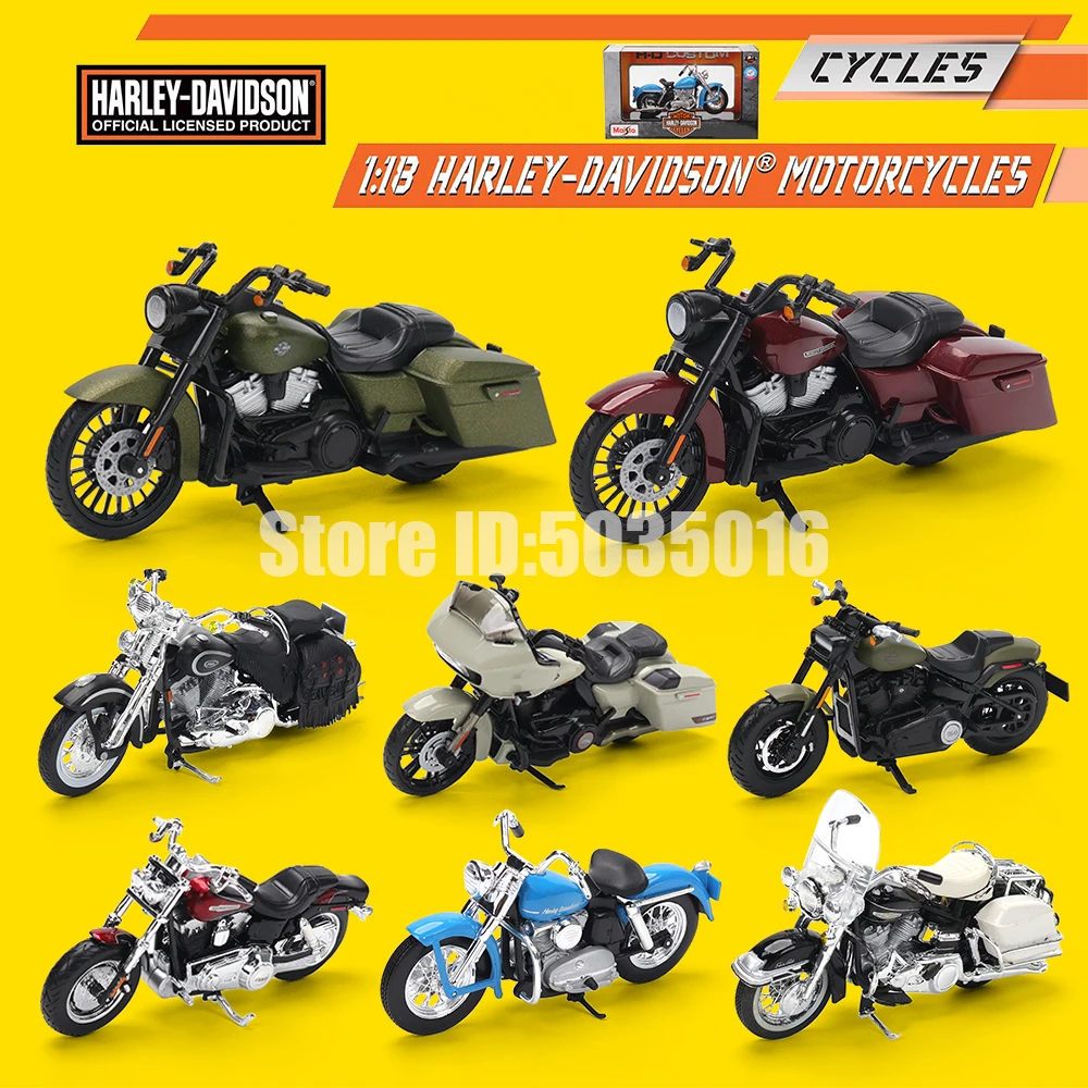 Maisto 1:18 Harley-Davidson Motorcycle 2021 Pan America 1250 Alloy Motorcycle Model Toy Car Collection