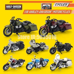 Maisto 1:18 Harley-Davidson Motorcycle 2021 Pan America 1250 Alloy Motorcycle Model Toy Car Collection