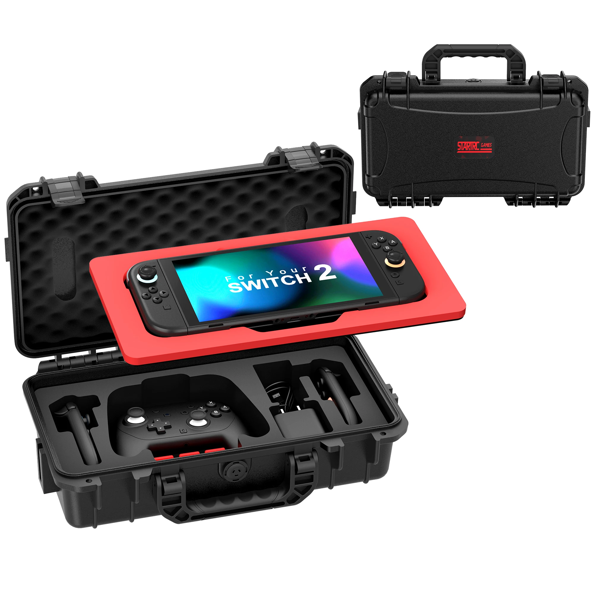 

Suitable For Nintendo Switch 2 Game Console Storage Box Portable Drop-proof Protective Case For Travel Game Accessories