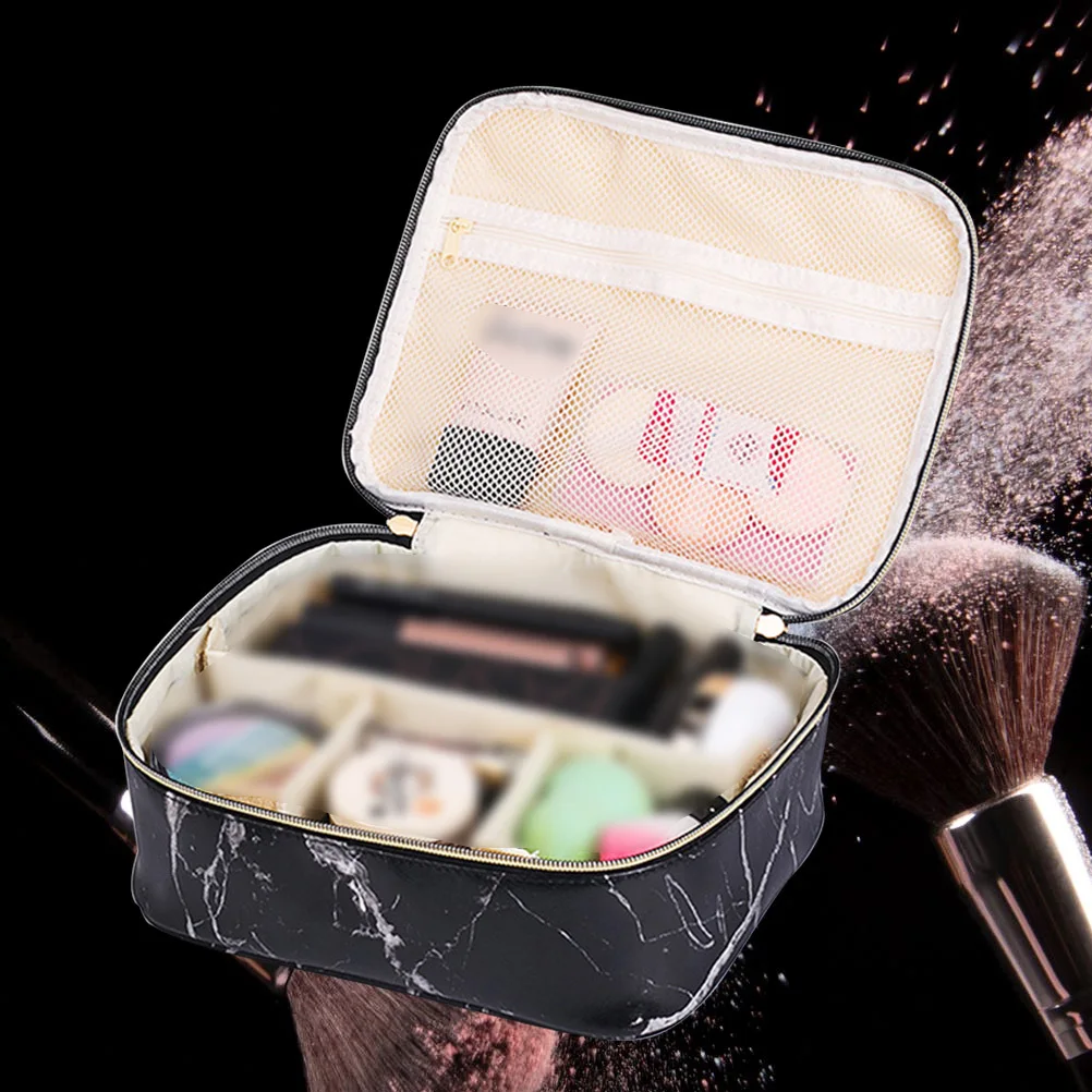 

Marbling Bag Neat Marble Design Makeup Toiletry Toiletries Lightweight Travel Pouch Pattern