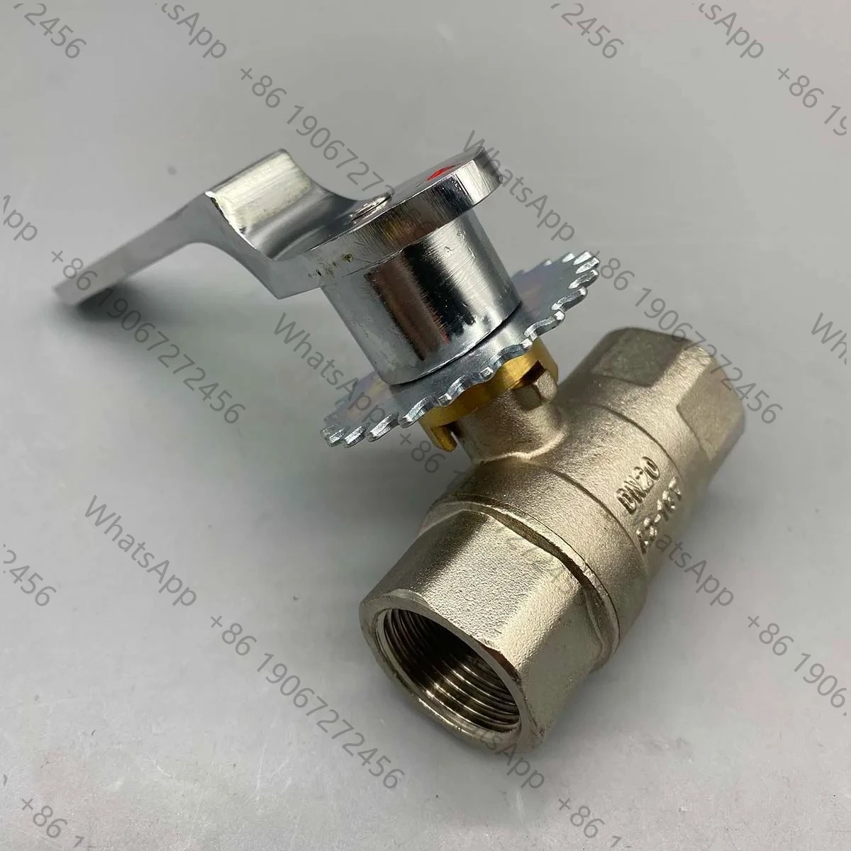 Hotel Stove Valve Chain Air Connecting Valve With Gear Wheel DN20 Gas Control Valve