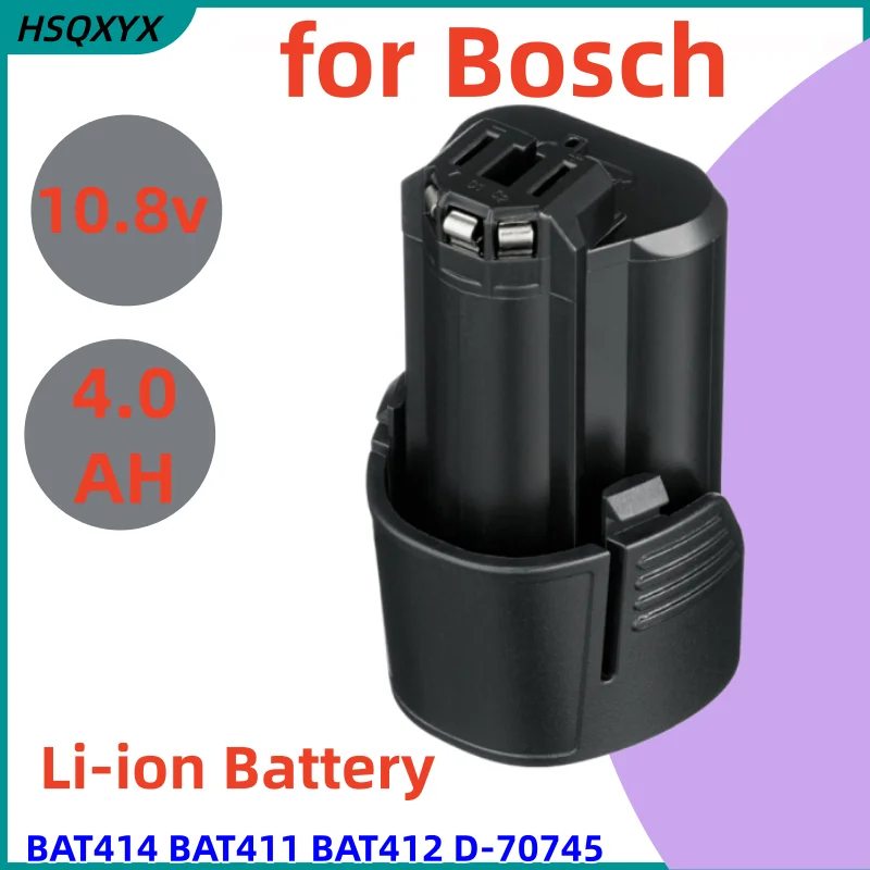 FOR Bosch battery 10.8V battery, 2000mAh BAT411 Lithium ion Rechargeable Battery BAT411A BAT412 BAT412A BAT413 Battery