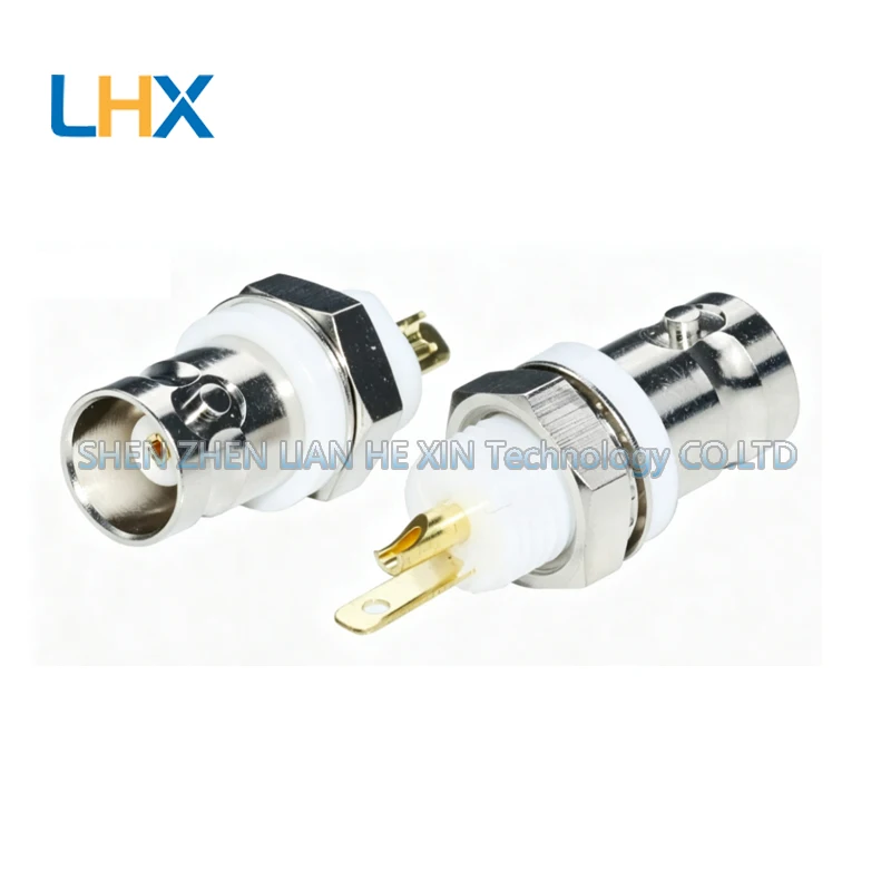 1/5pcs BNC-50KY All-copper insulated socket 50 ohms BNC straightforward adhesive BNC panel connector Q9 socket in stock